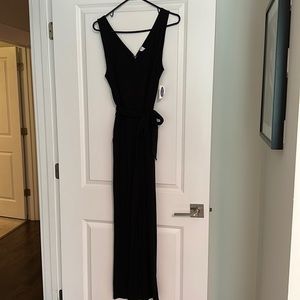 Women’s cotton jumpsuit - Black, Size S, New